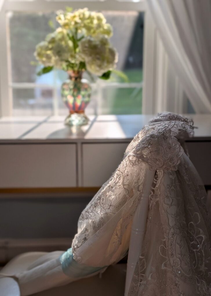 Bridal suite at wedding reception north carolina